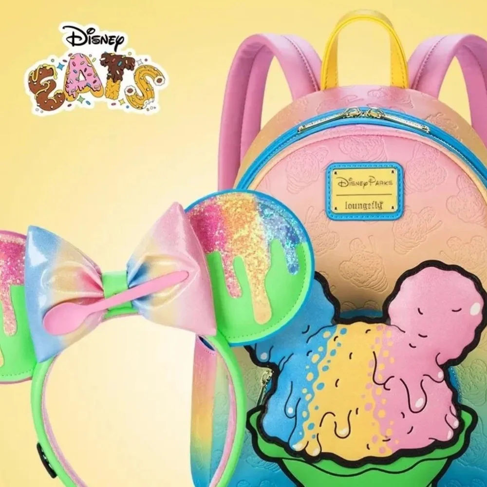 Disney Minnie Ears Headband Disney Eats Shaved Ice Green & Multi Color Headband